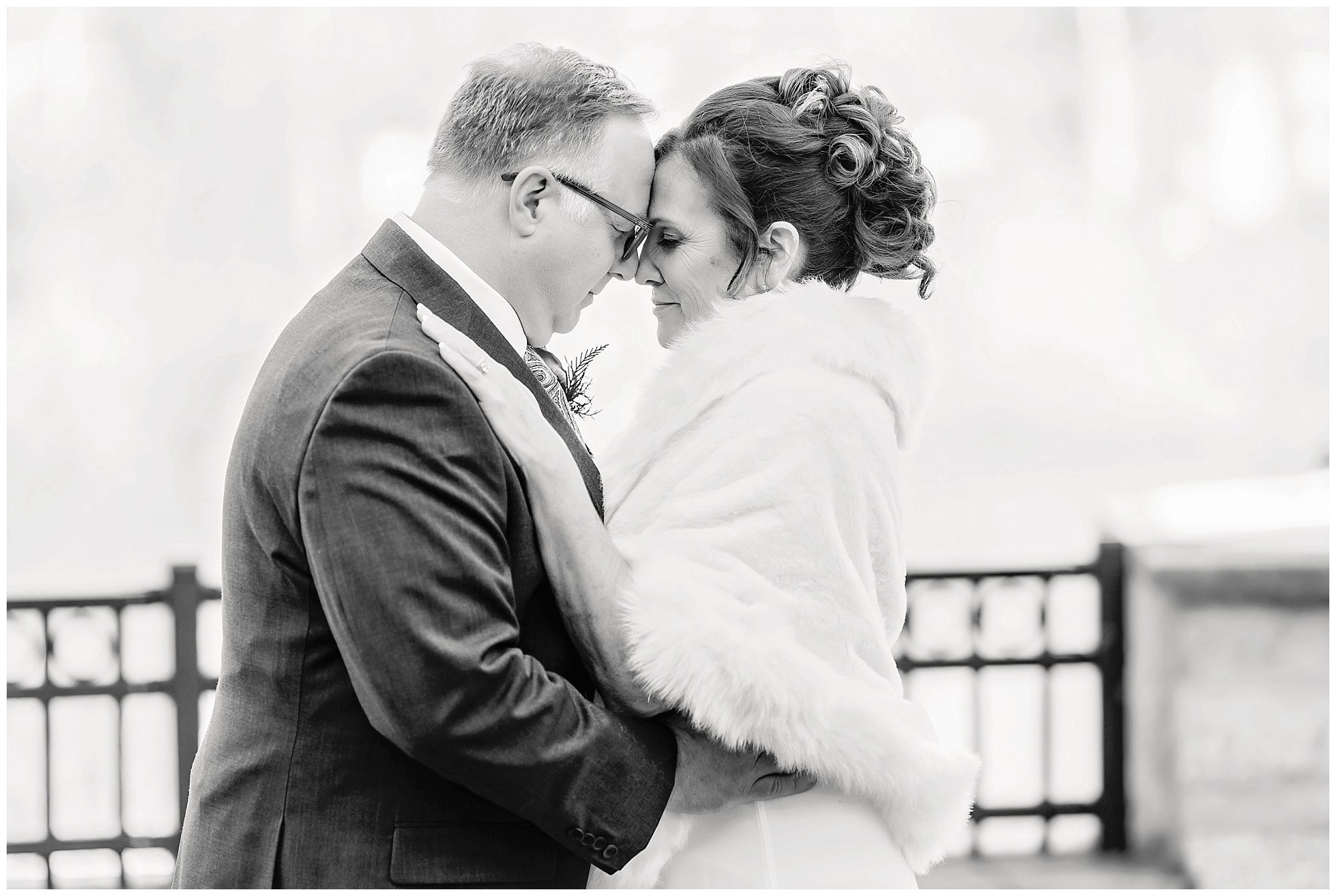 winter wedding Pond House Cafe Portraits