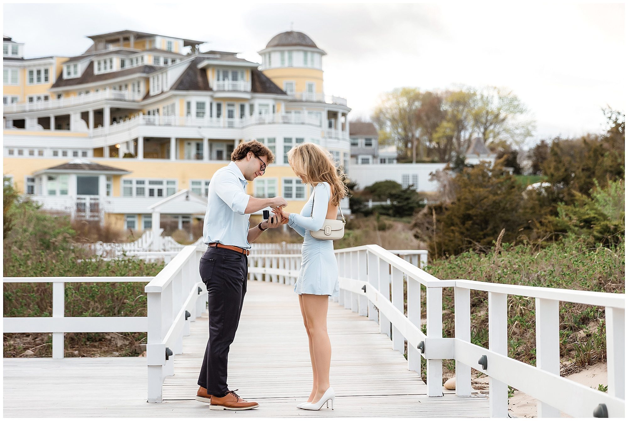 Ocean House Proposal fiancee
