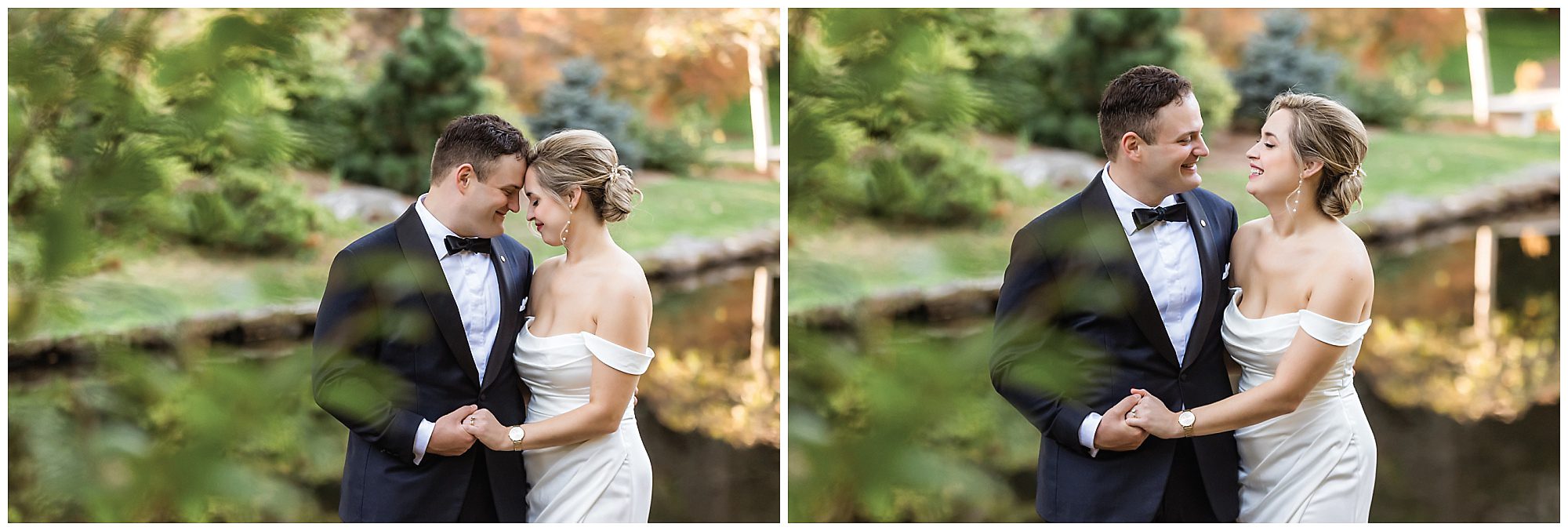 wickham park the foundry wedding portrait