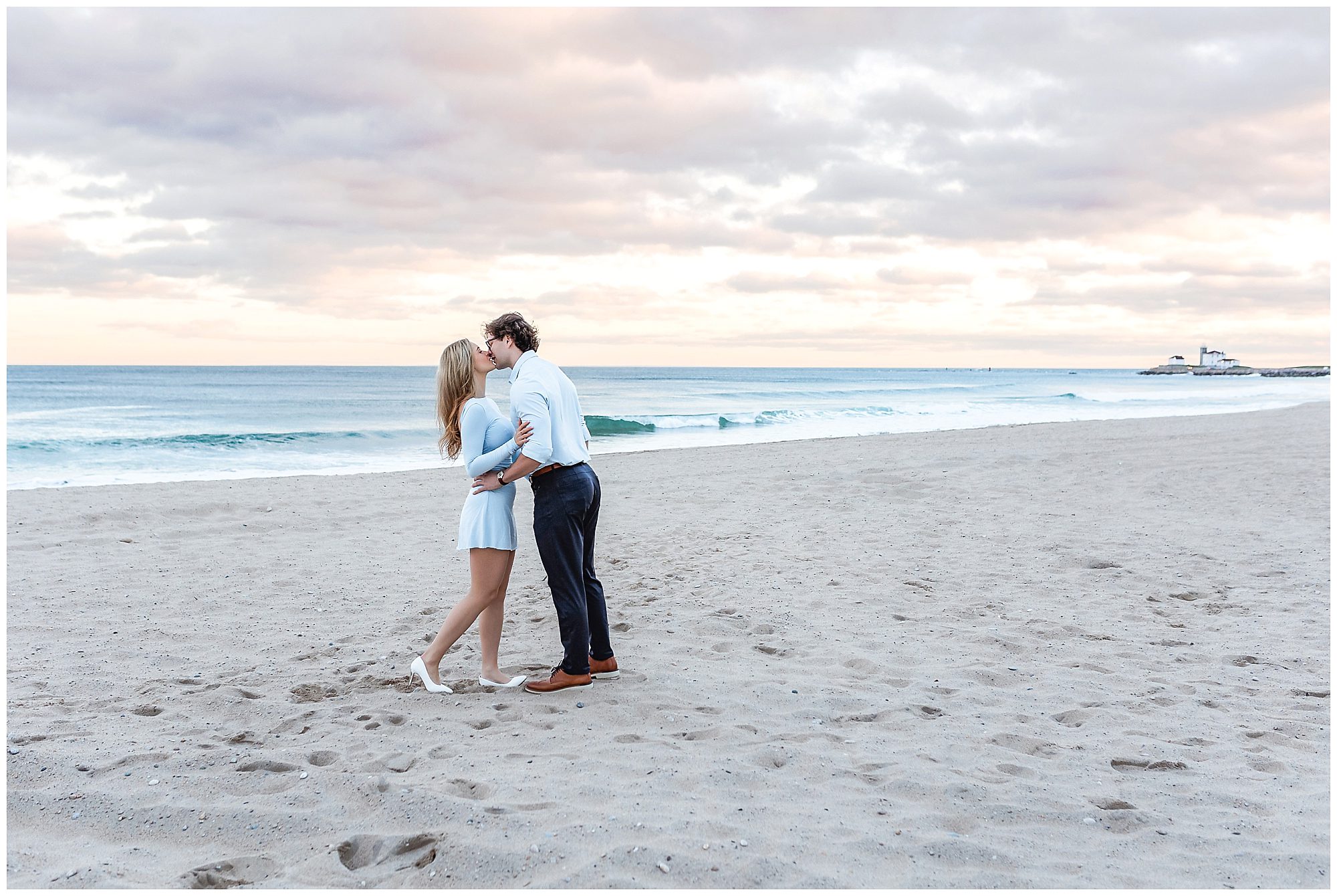 Ocean House Beach engagement