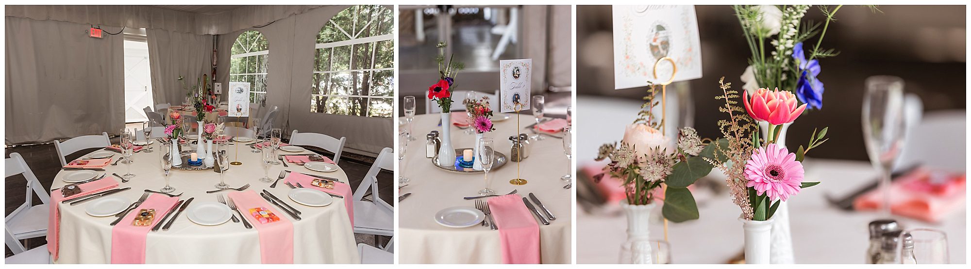 Publick House Wedding reception table