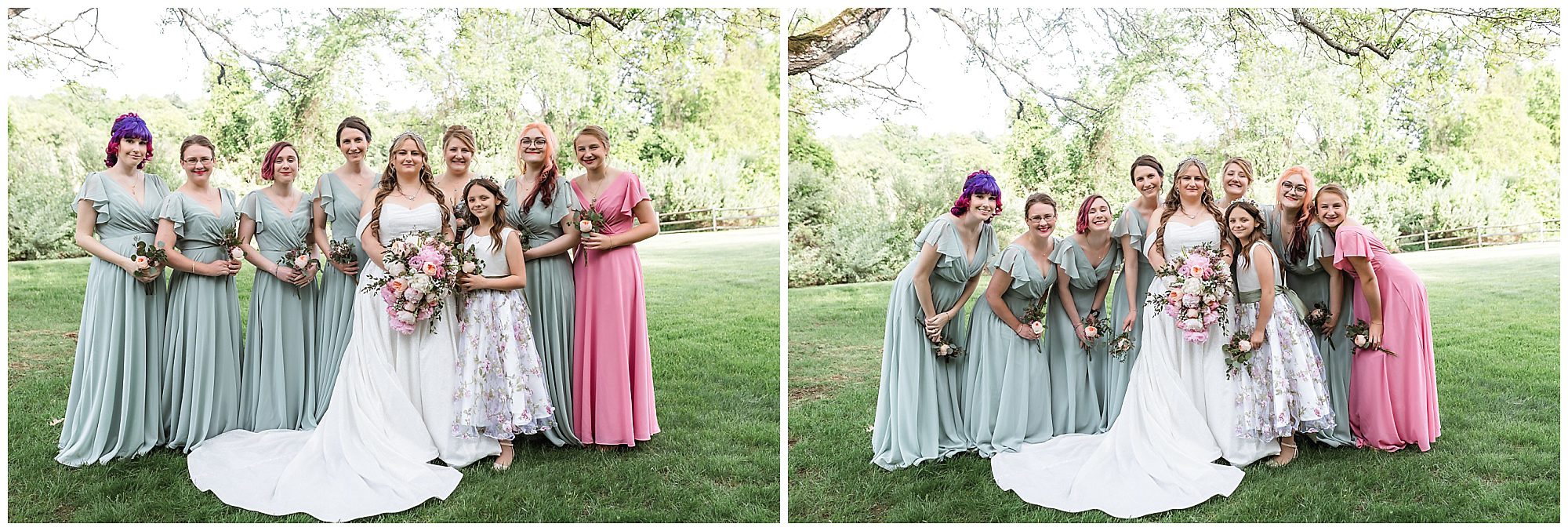 Publick House Wedding wedding party portraits