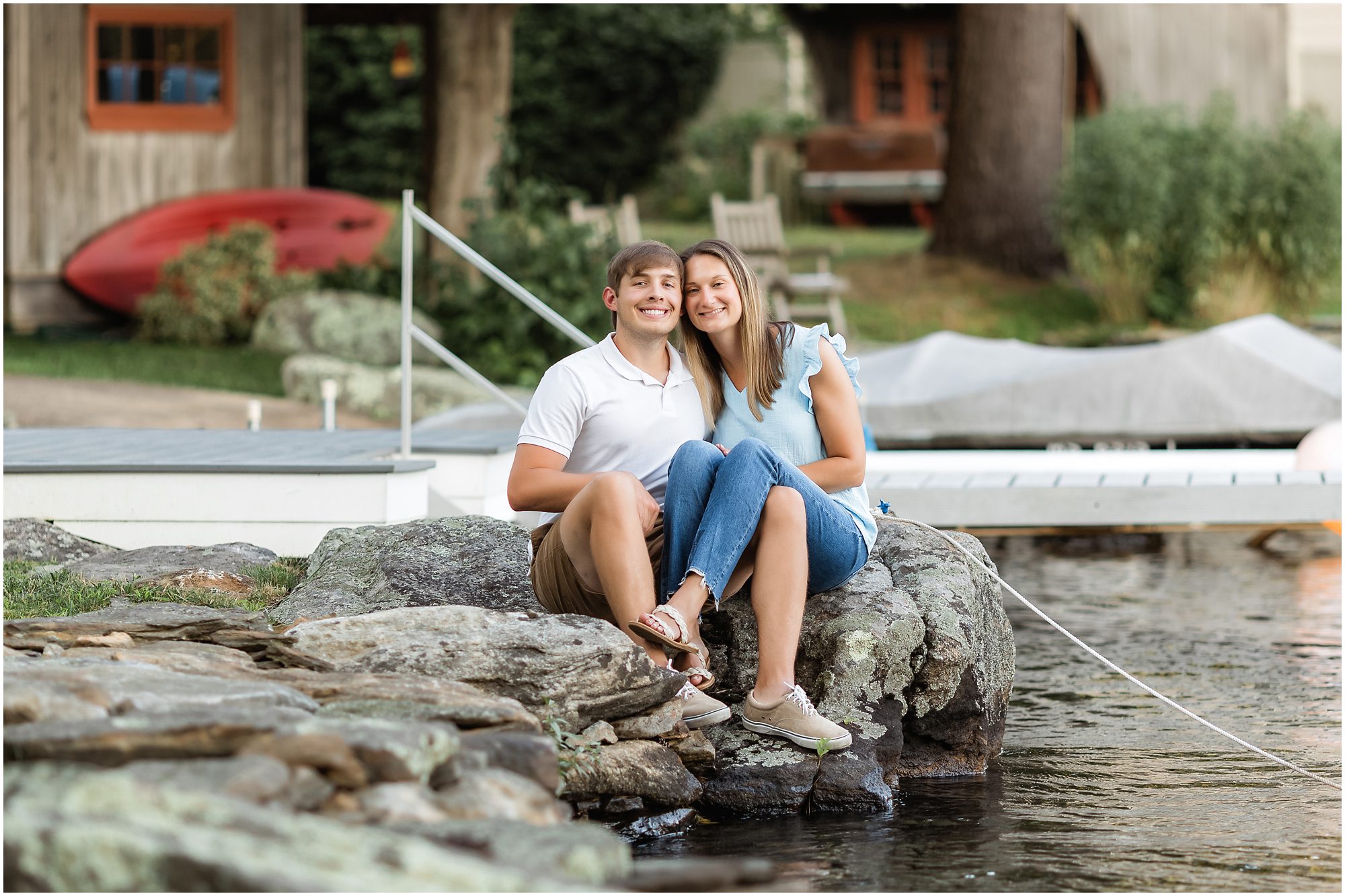 Engagement Session at the couple's home