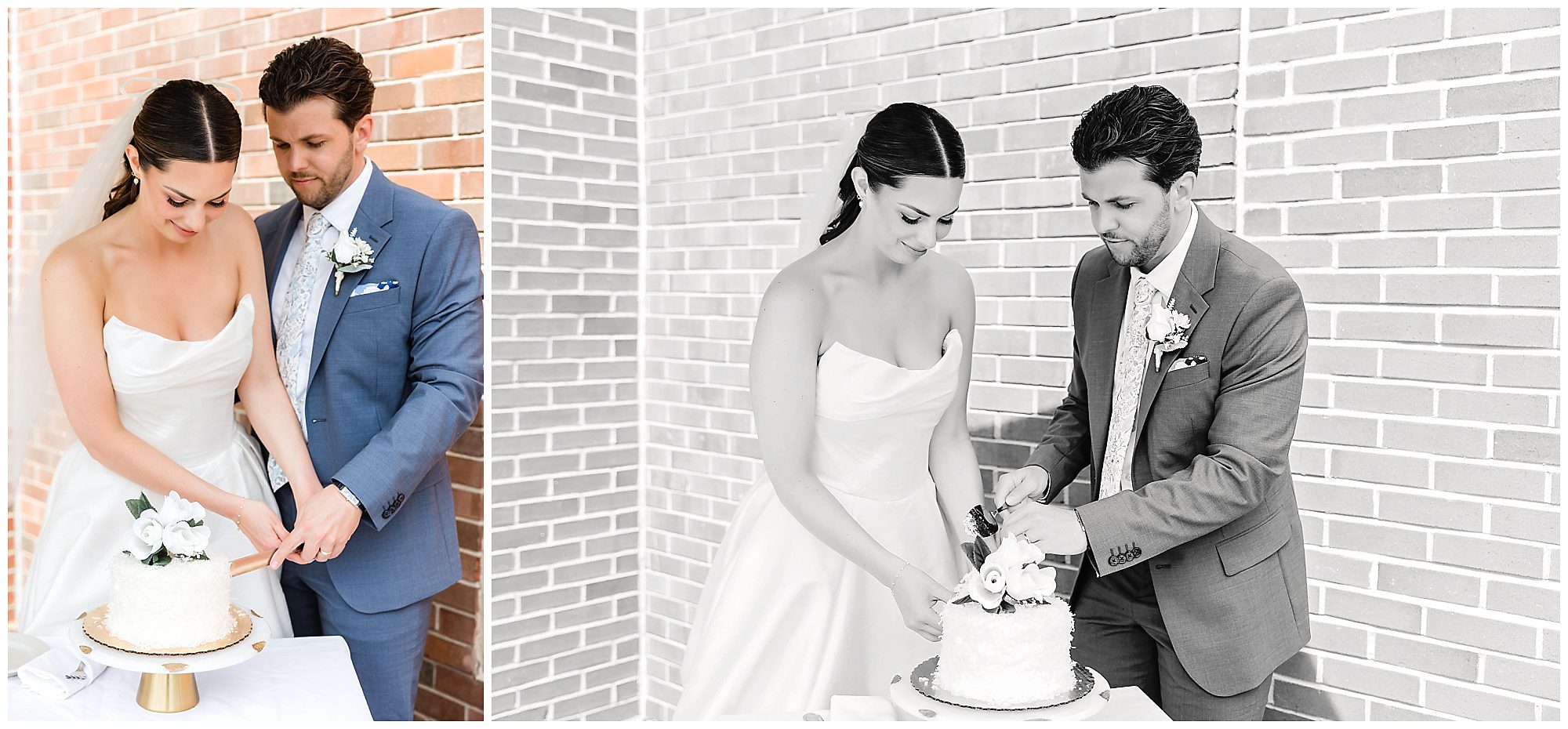 metro bis intimate wedding cake