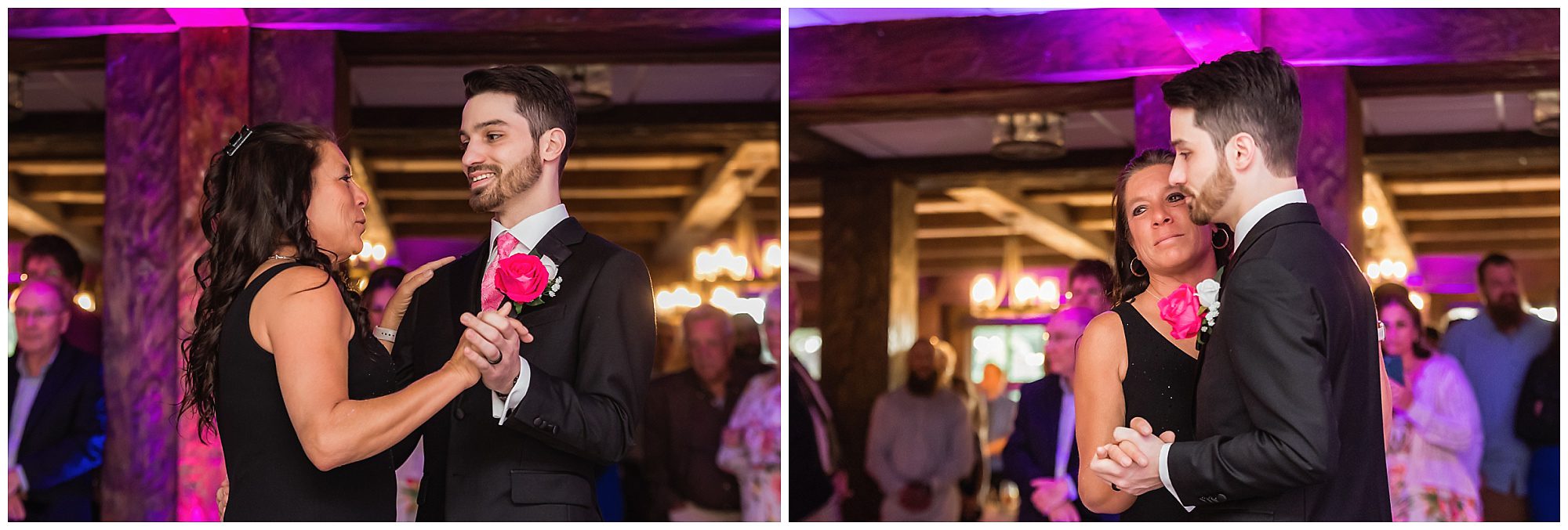 Tunxis Country Club Intimate Wedding parent dance