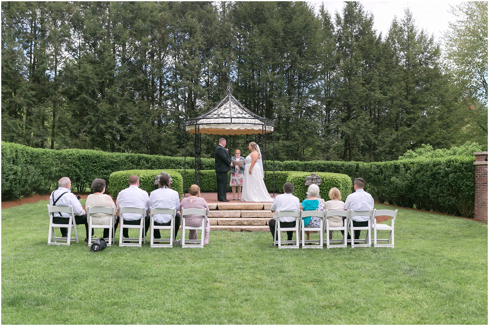 Intimate Wedding ceremony with family and friends