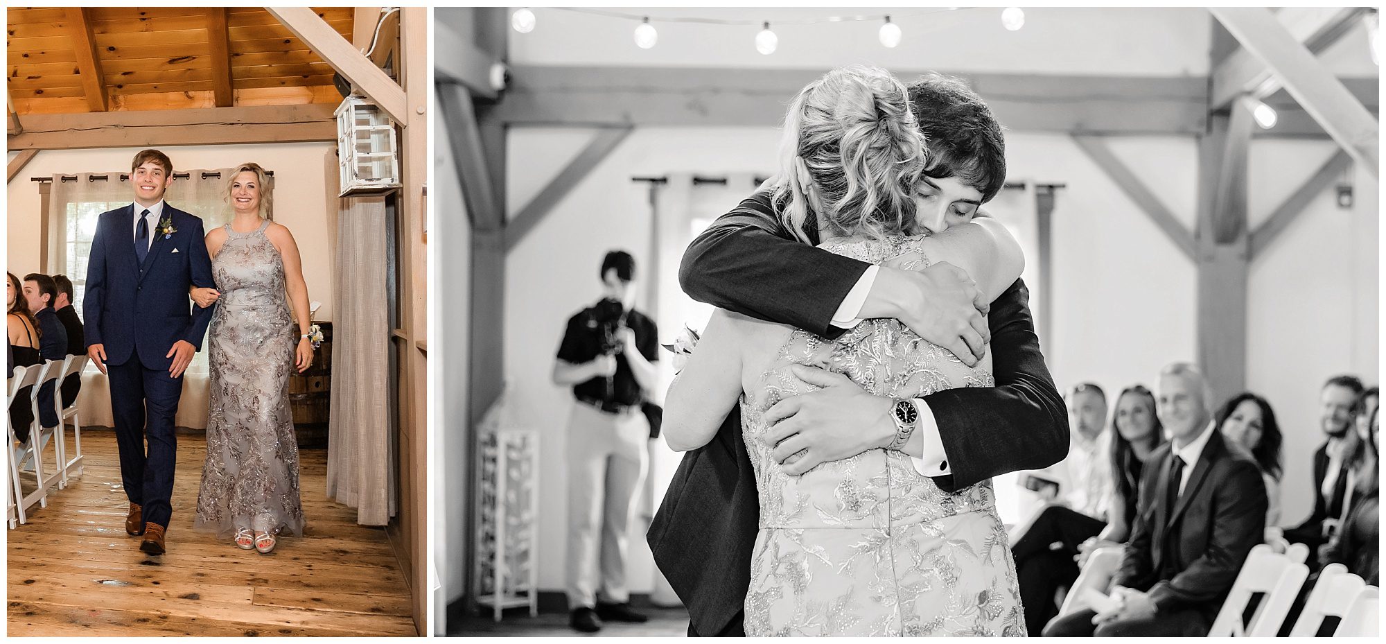 Barn at Wight Farm ceremony