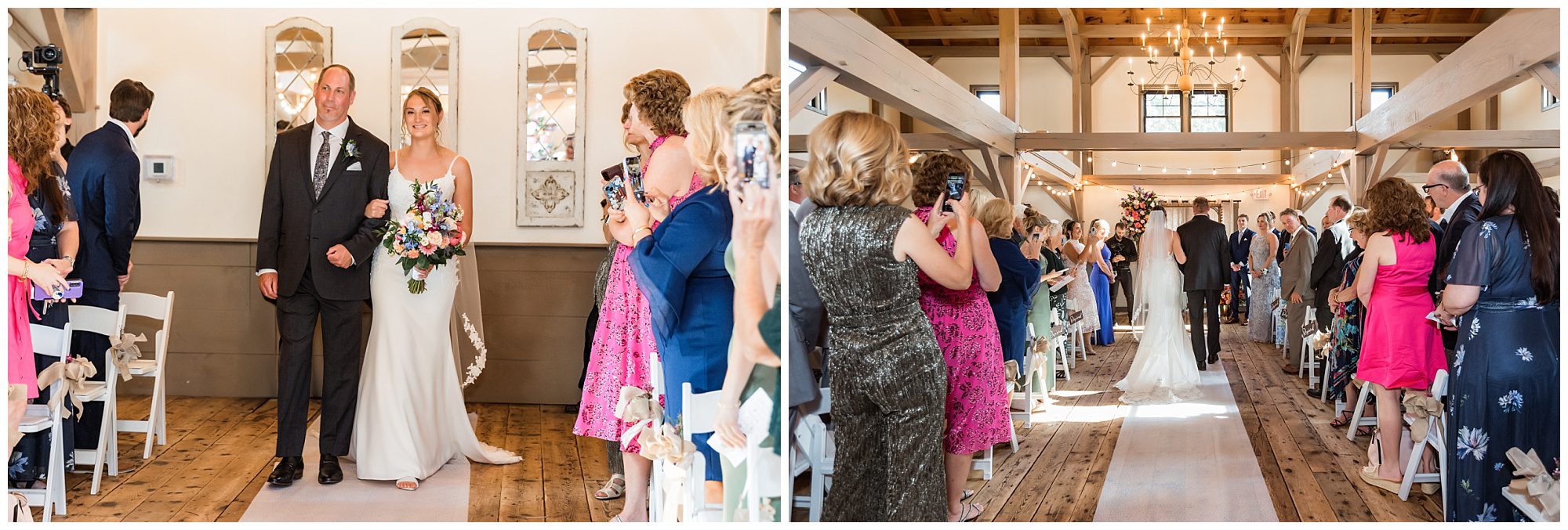 Barn at Wight Farm ceremony
