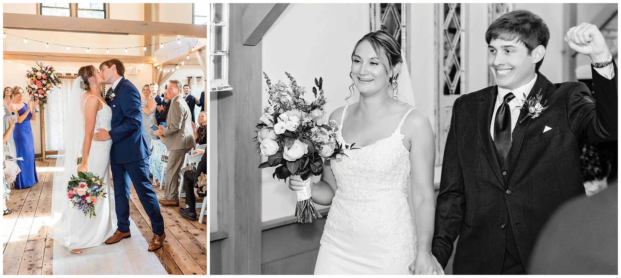 Barn at Wight Farm ceremony