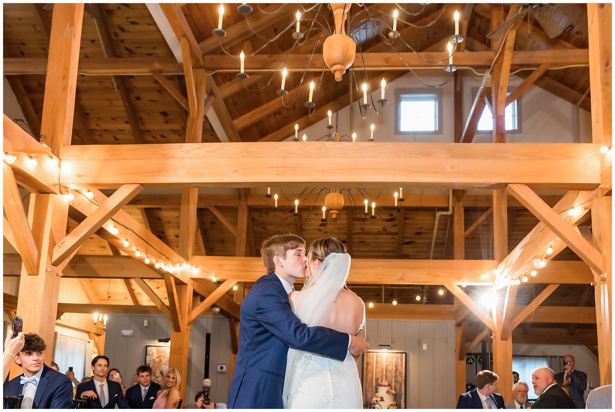 Barn at Wight Farm ceremony first dance