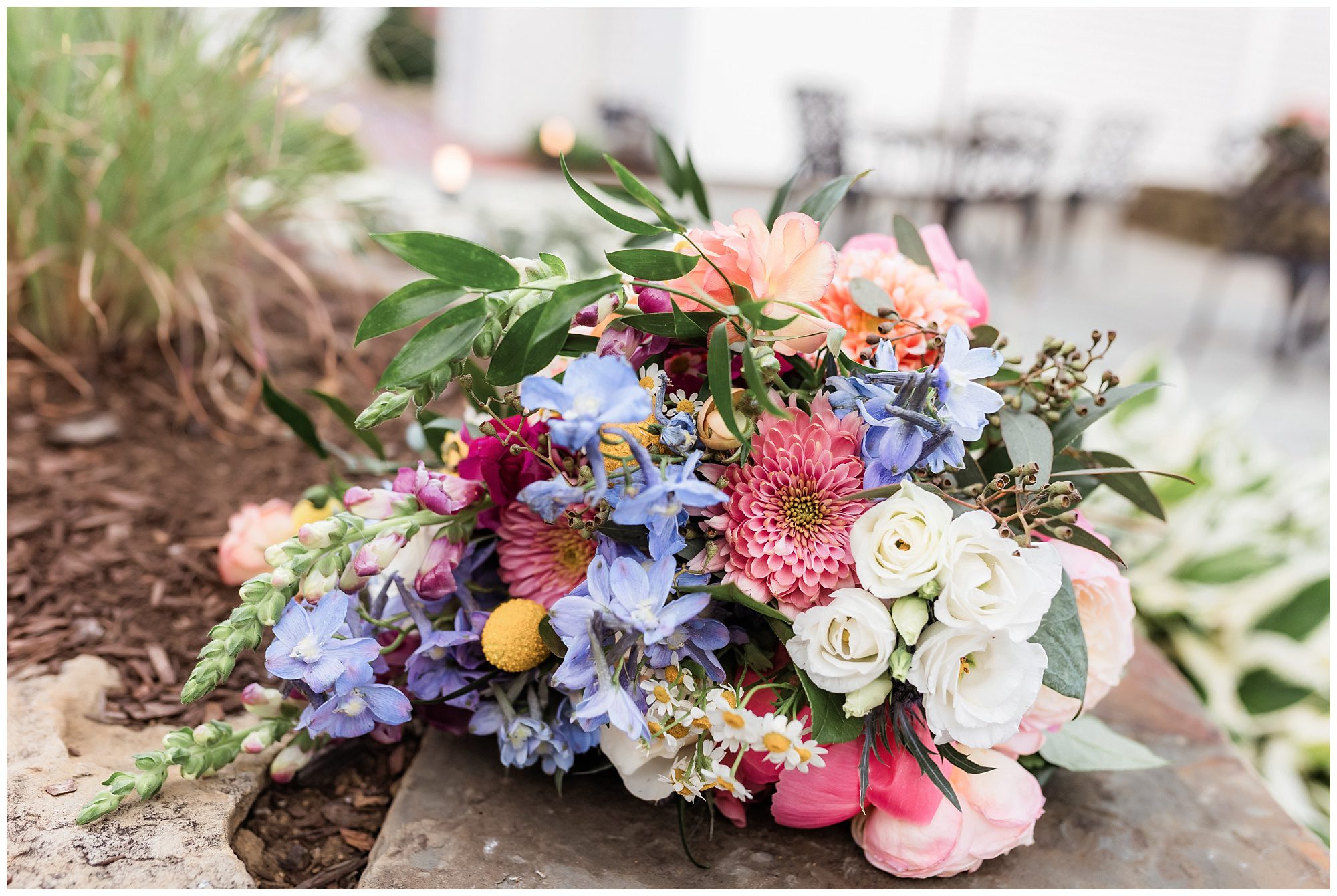Barn at Wight Farm wedding bouquet