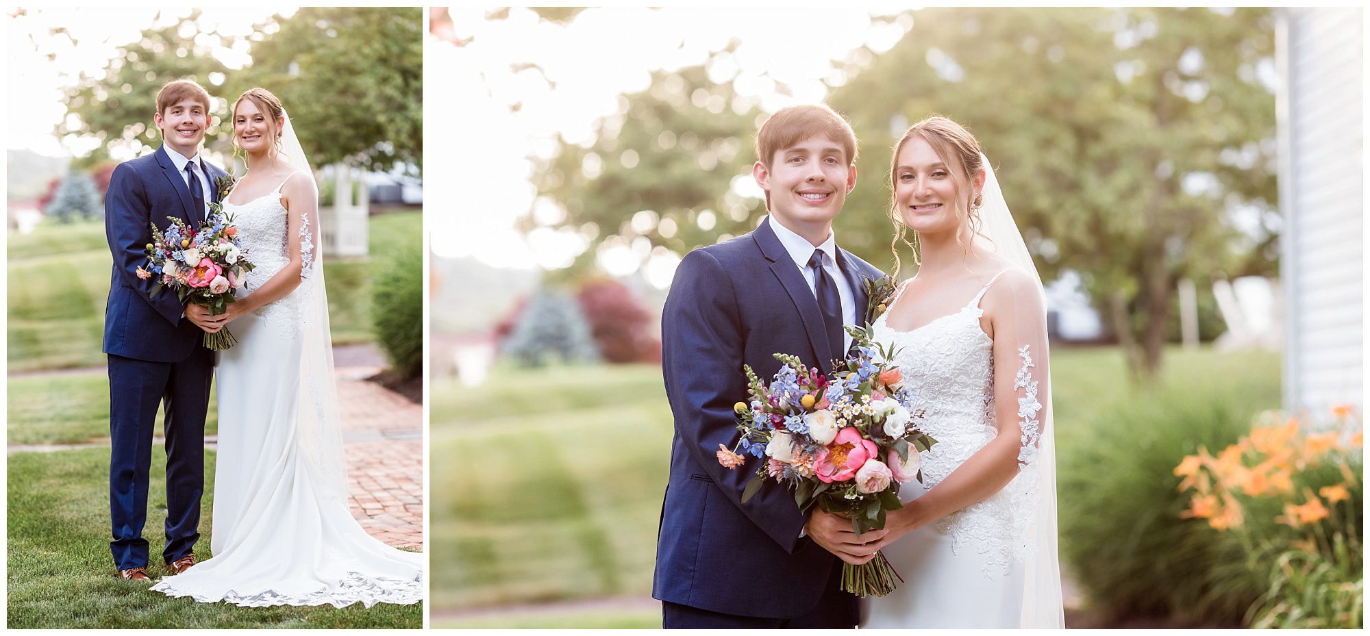 Barn at Wight Farm wedding bride and groom portraits