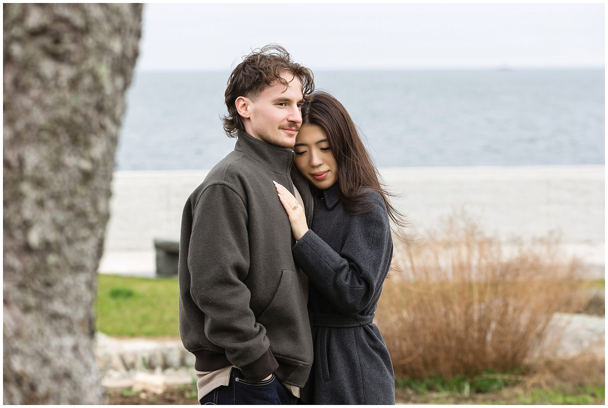 Coastal engagement photos