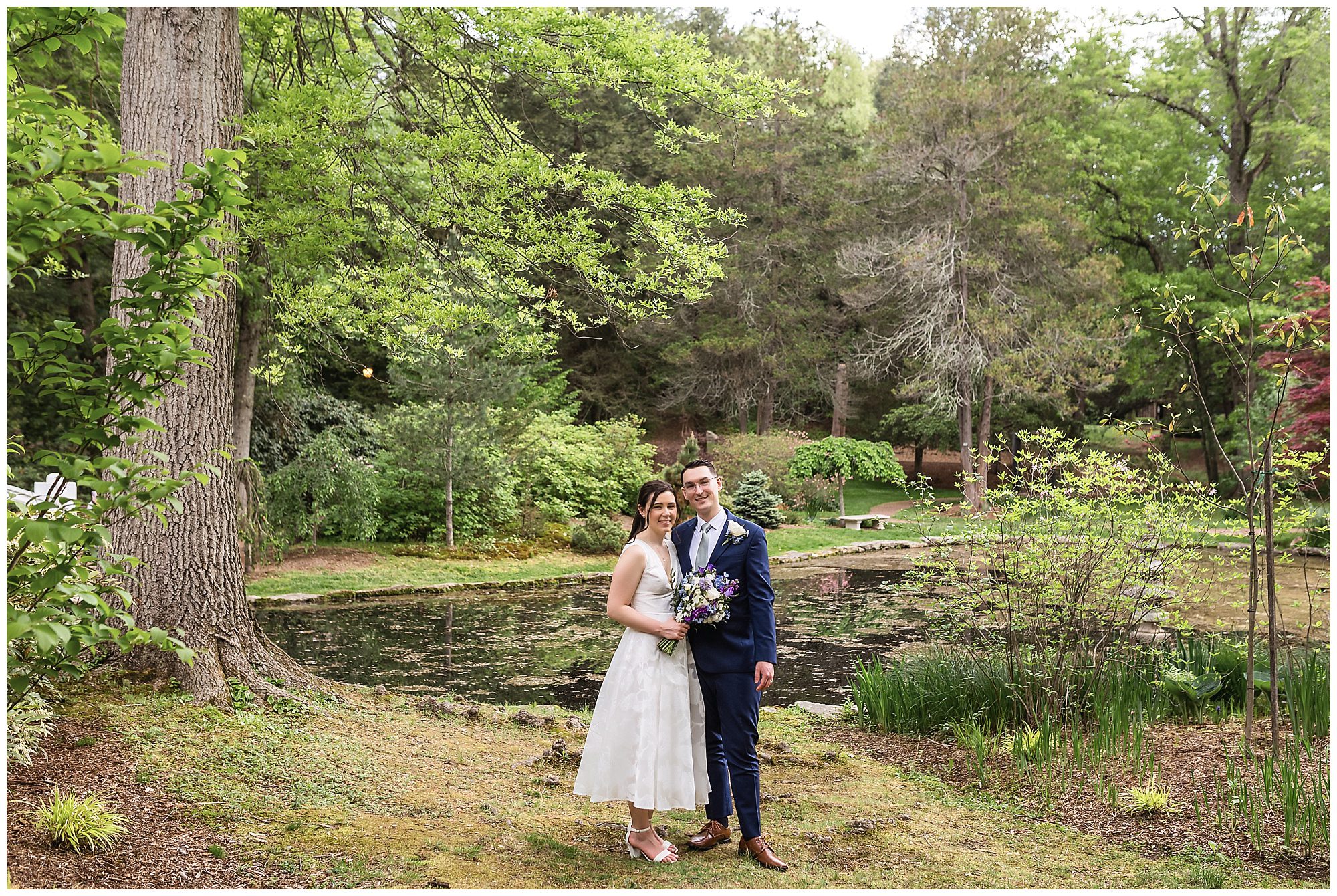 Wickham Park elopement portraits