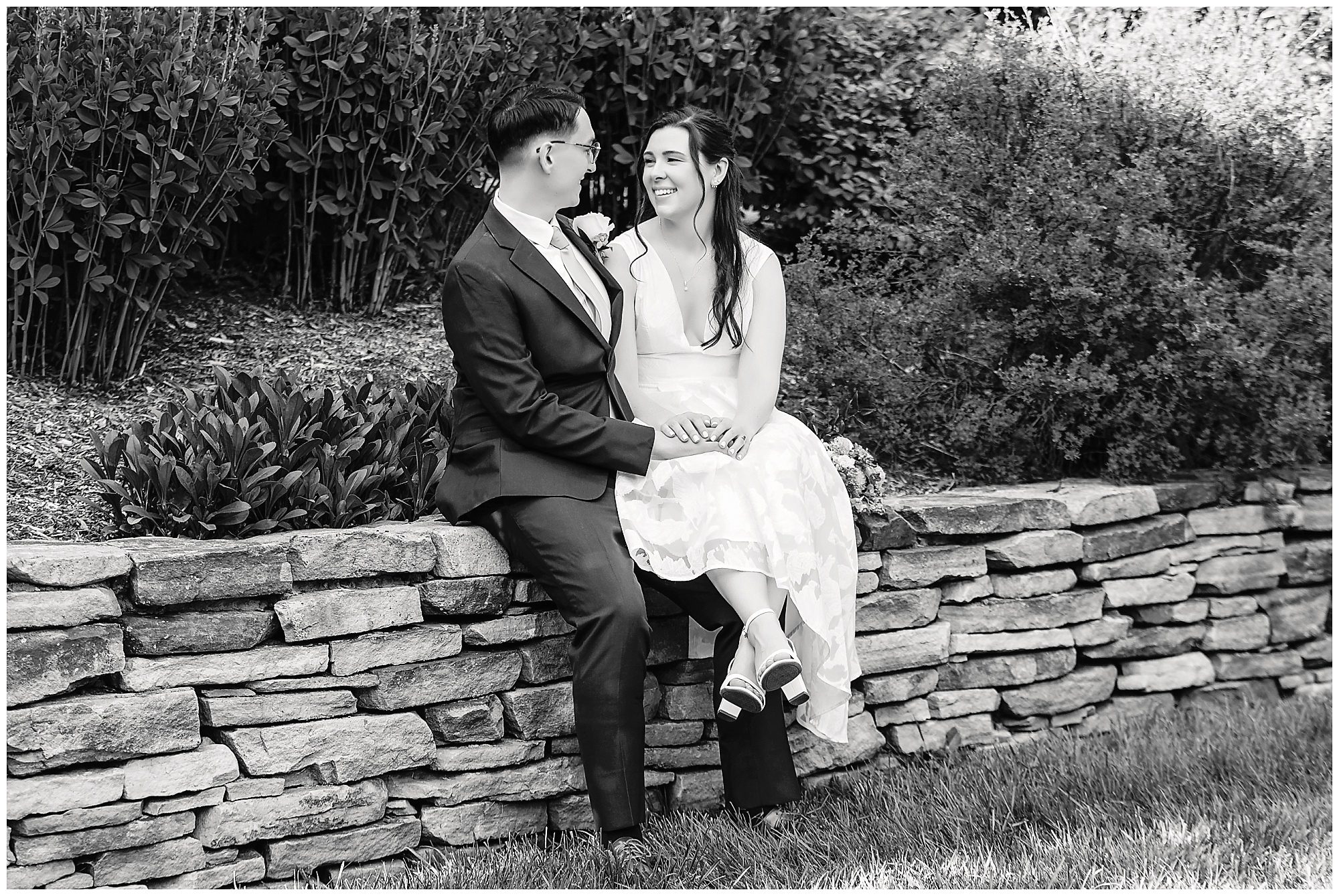 Wickham Park elopement portraits garden
