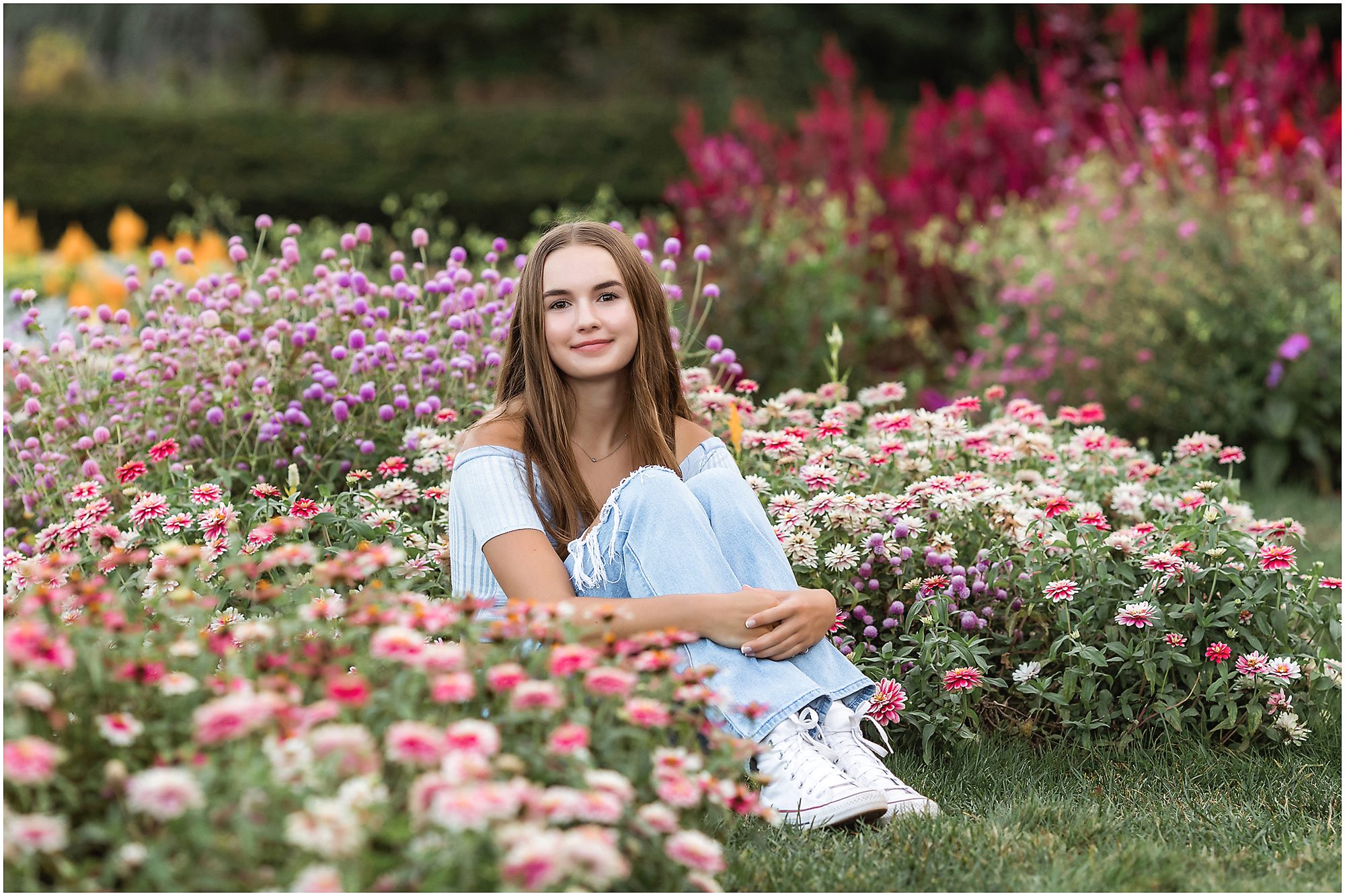 senior session garden