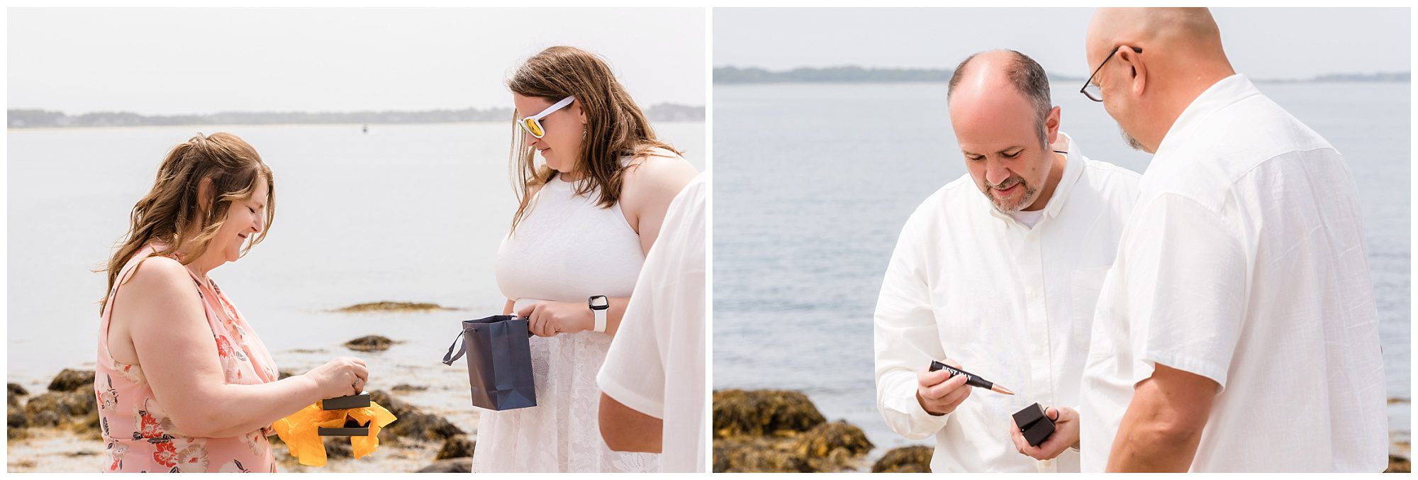 Stonington Point Elopement parent gifts