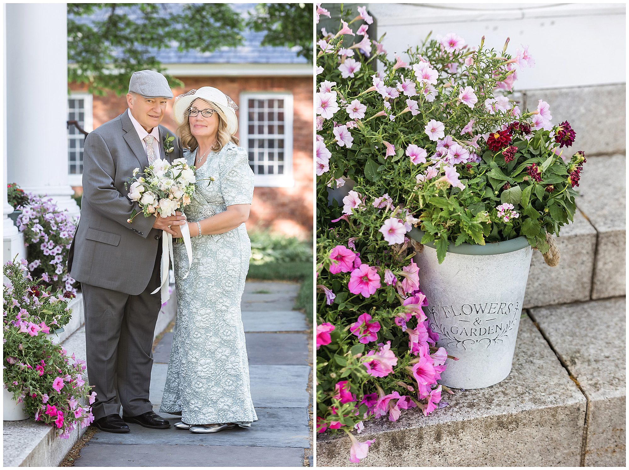 Intimate Wedding Meeting House steps Storrowton Tavern Portraits old colonial