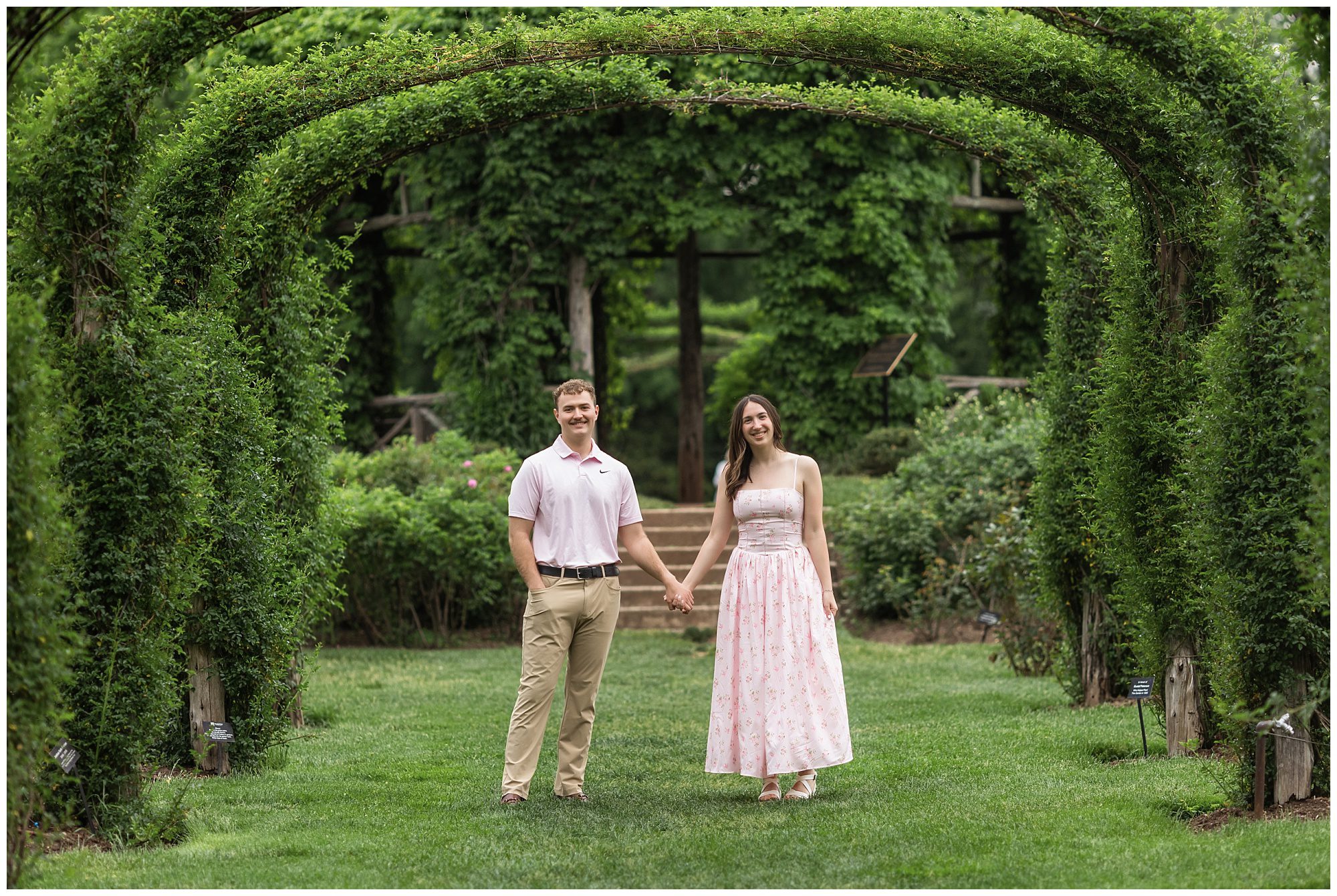 Connecticut engagement photographer at Elizabeth Park