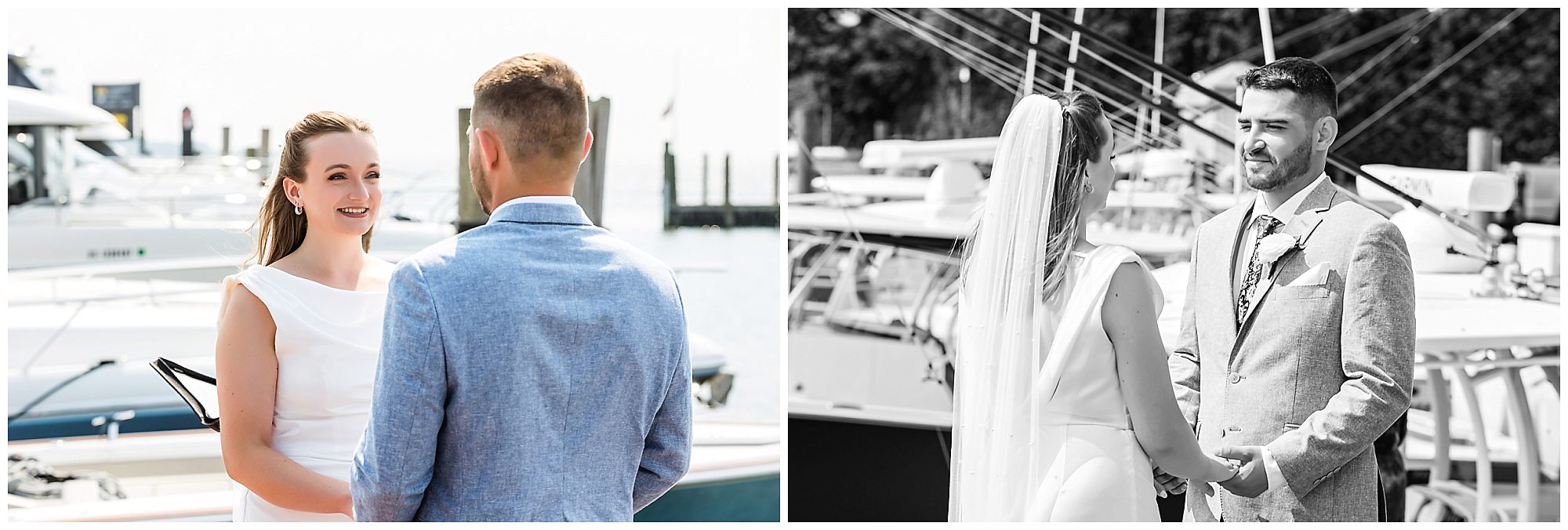 Saybrook Point Resort and Marina wedding ceremony in Old Saybrook CT