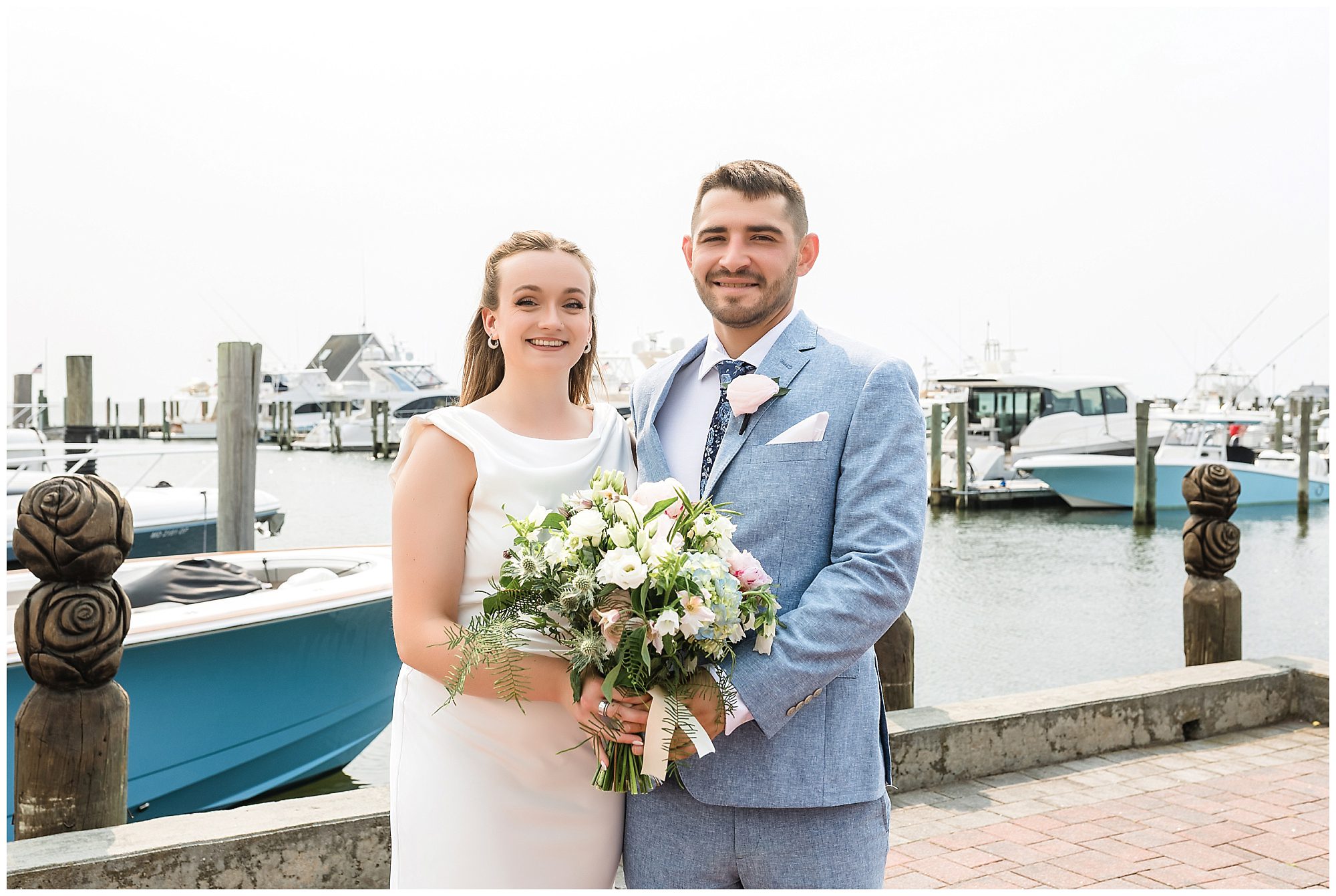 Waterfront wedding at Saybrook Point Resort and Marina
