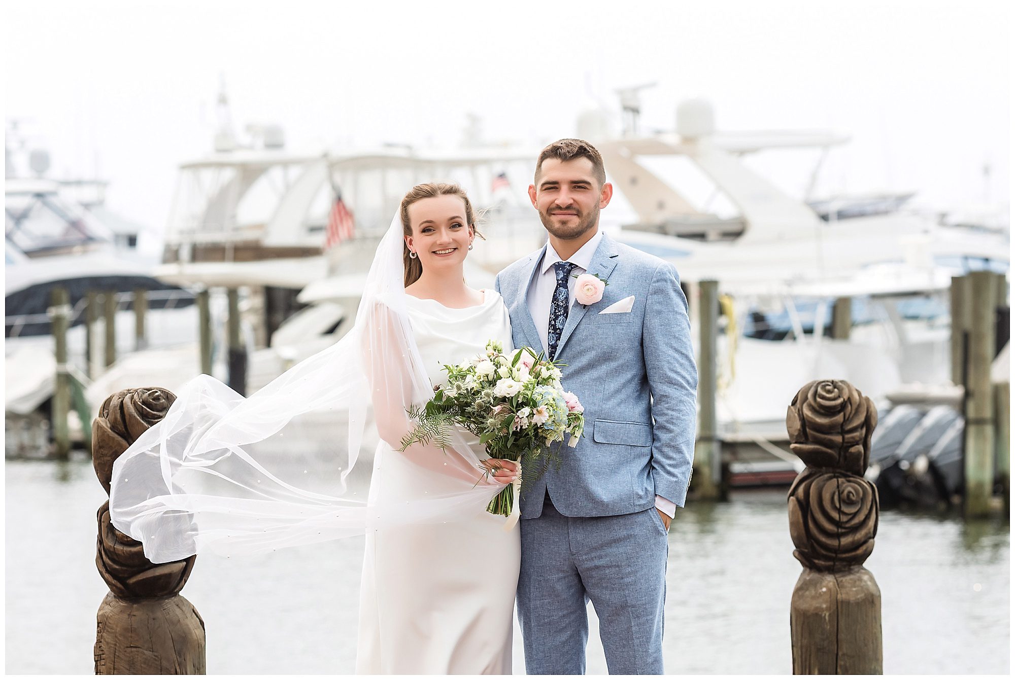 Waterfront wedding at Saybrook Point Resort and Marina