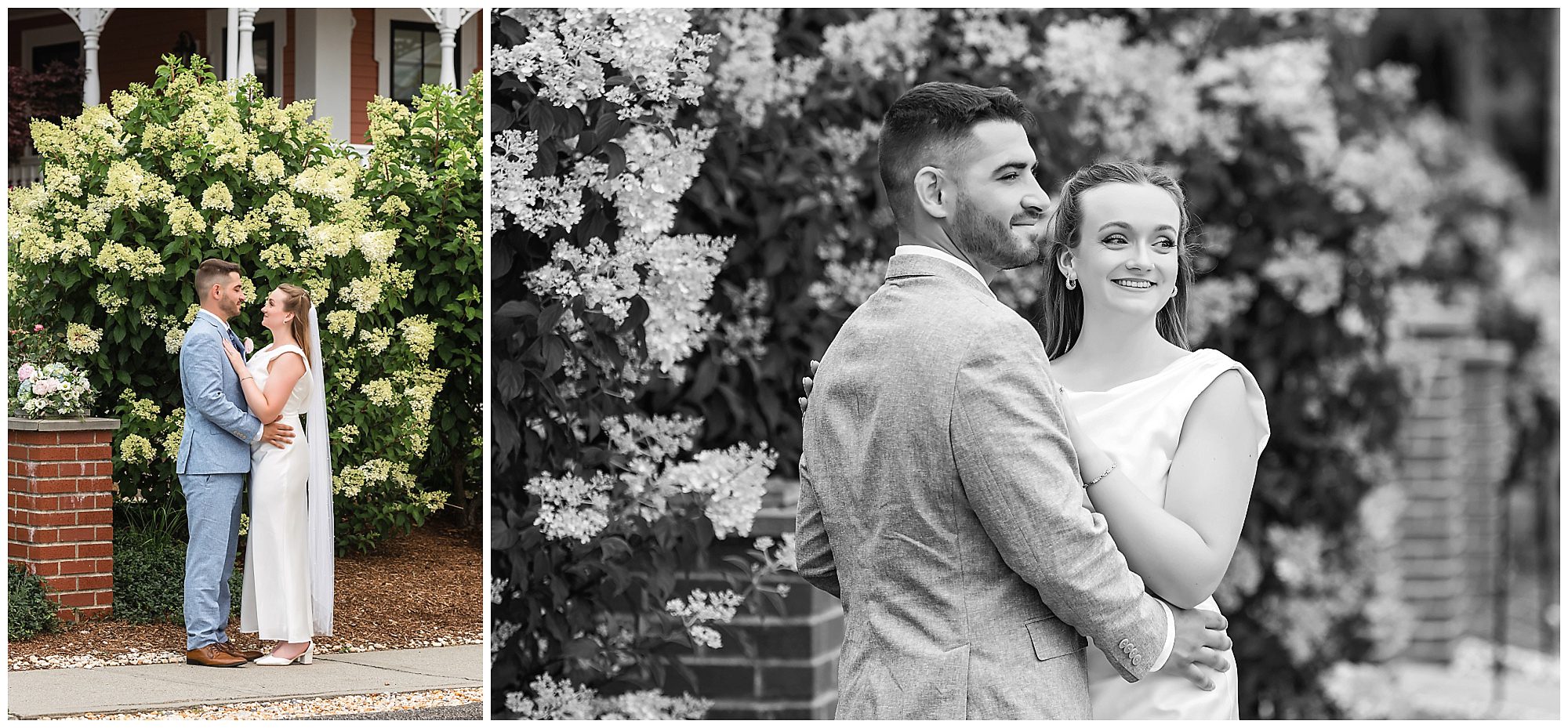 Historic Old Saybrook Colonial wedding portraits