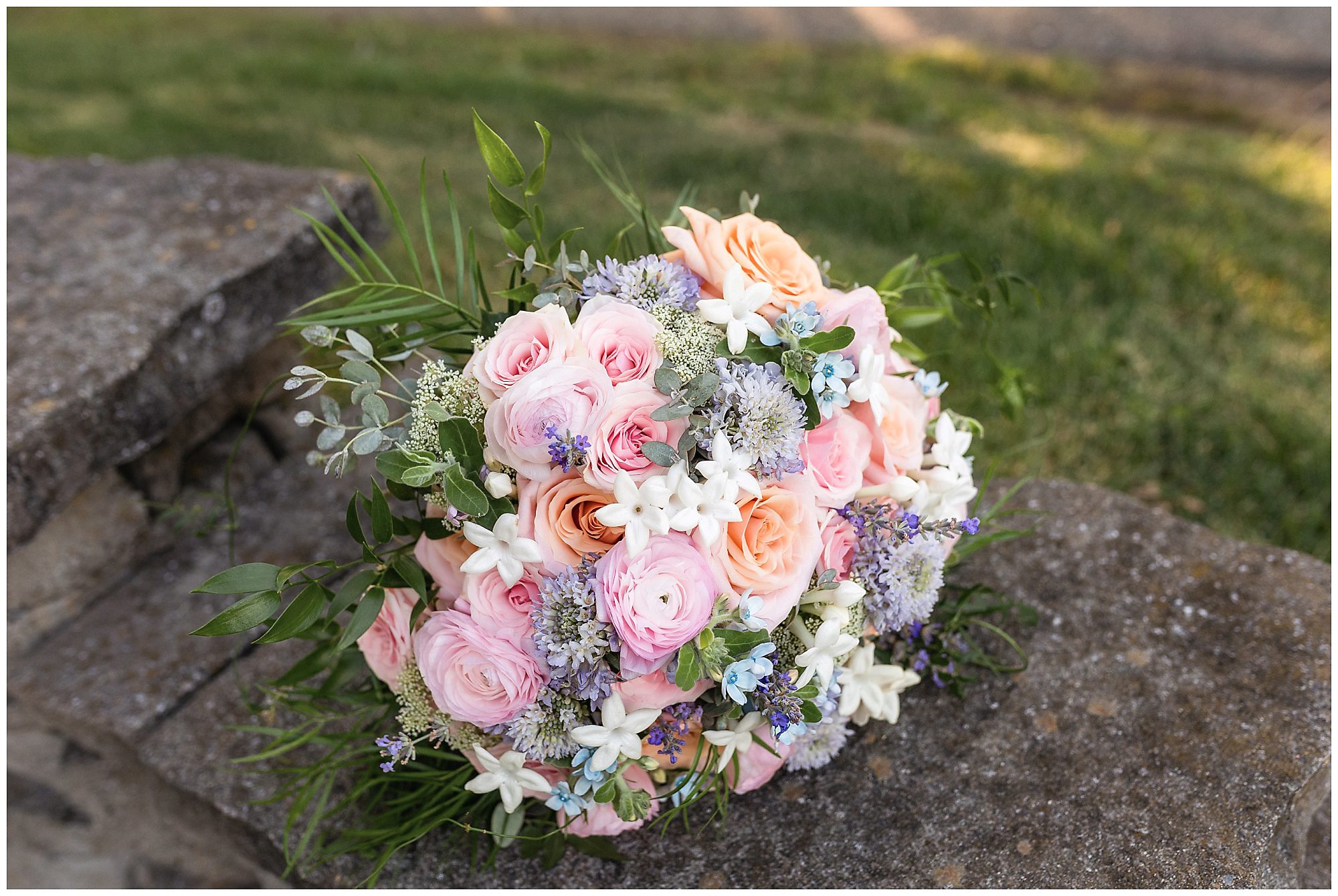 Bar Harbor Acadia Maine elopement bouquet Atlantic Oceanside