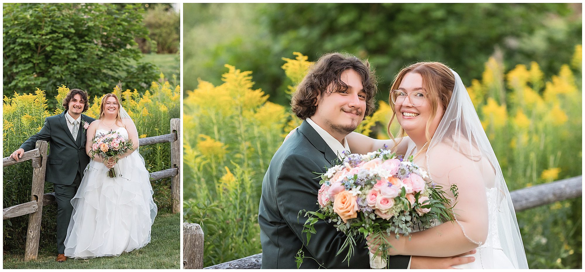 Bar Harbor Acadia Atlantic Oceanside Maine portraits by the flowers and fence