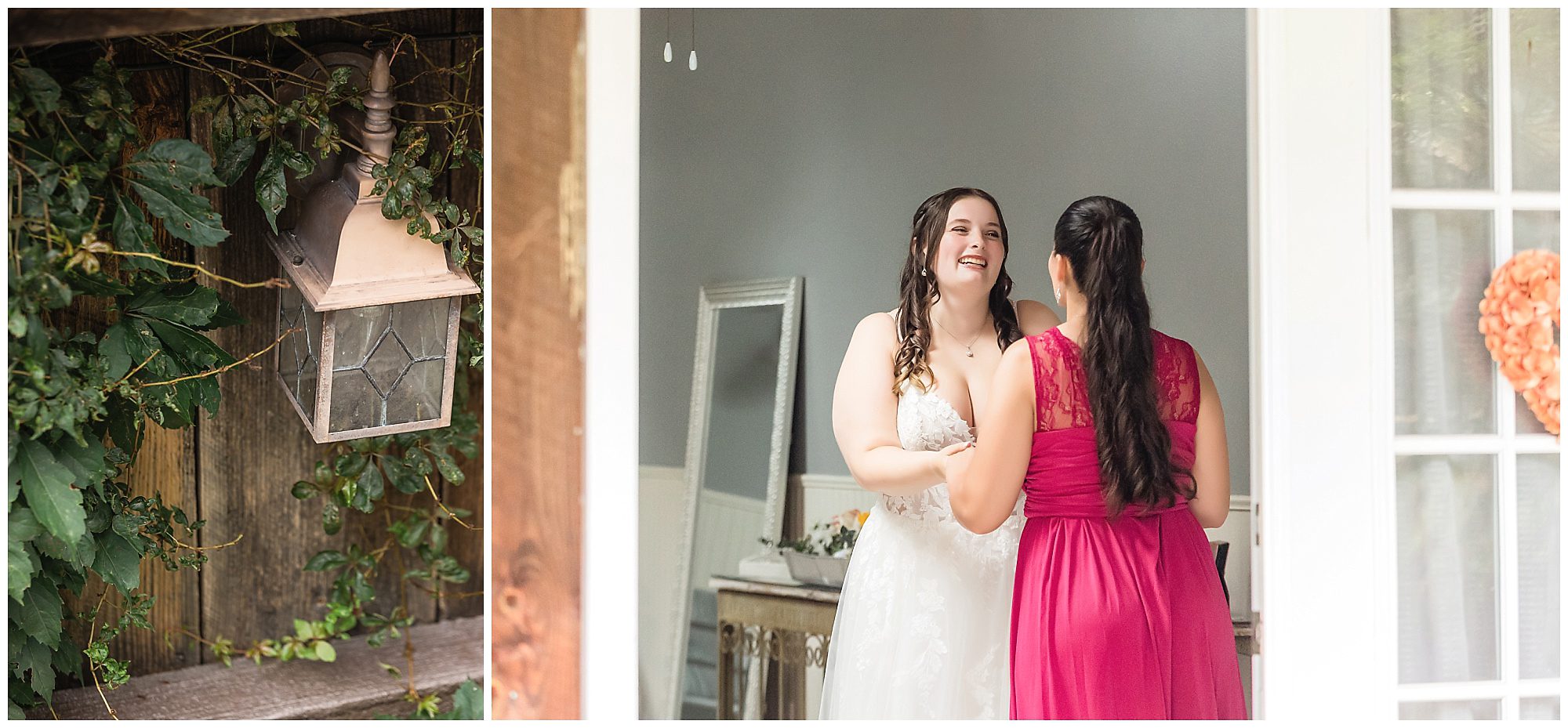 Wood Acres Farm Intimate Wedding bridal suite cottage