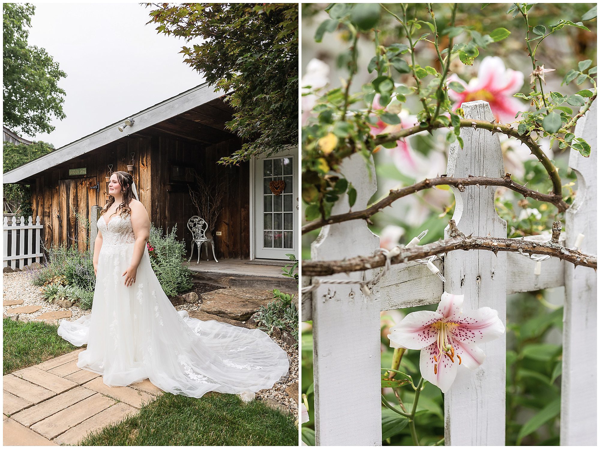 Wood Acres Farm Intimate Wedding first look