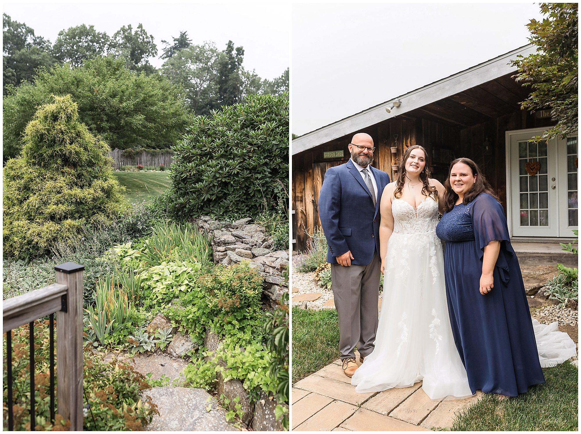 Wood Acres Farm Intimate Wedding first look