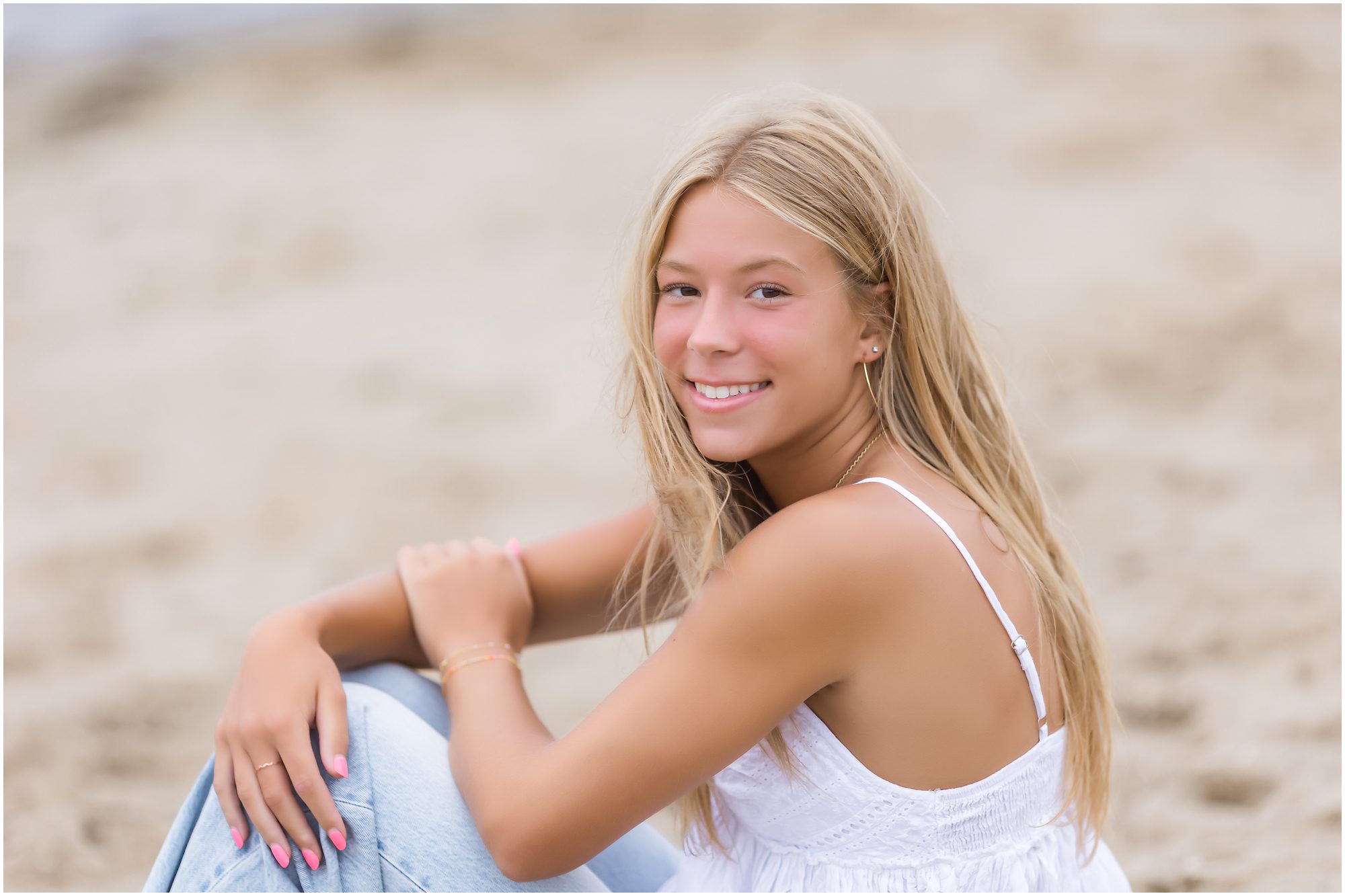 Senior Portrait Session on the Beach